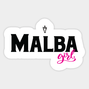 Malba Girl Queens New York Sticker